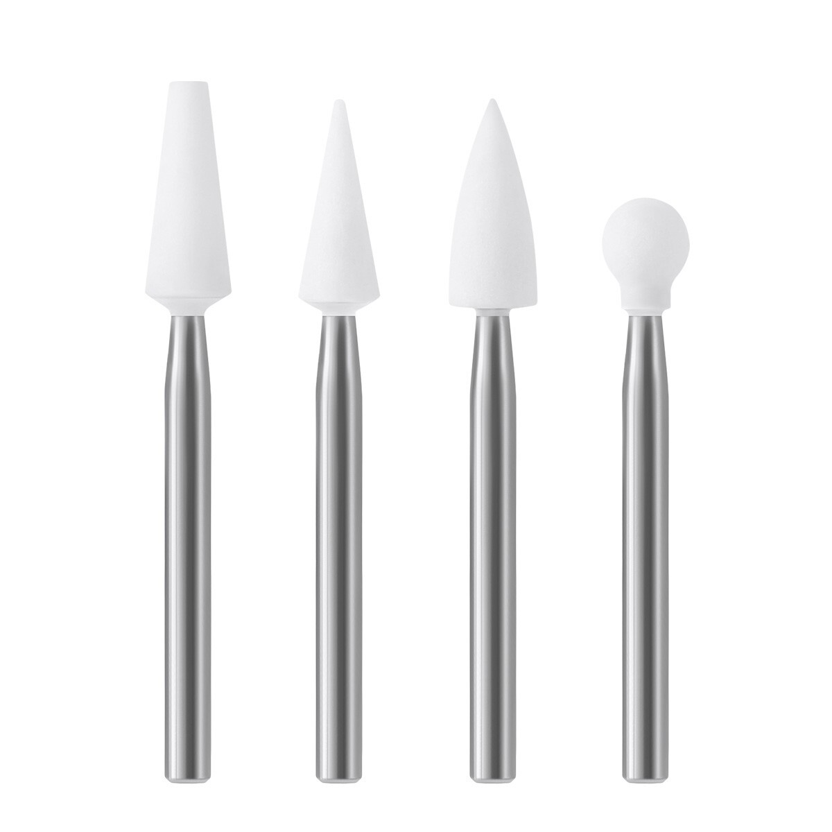 Dental Polishing Burs Porcelain Resin FG Burs Coarse / Fine White/Green Stone