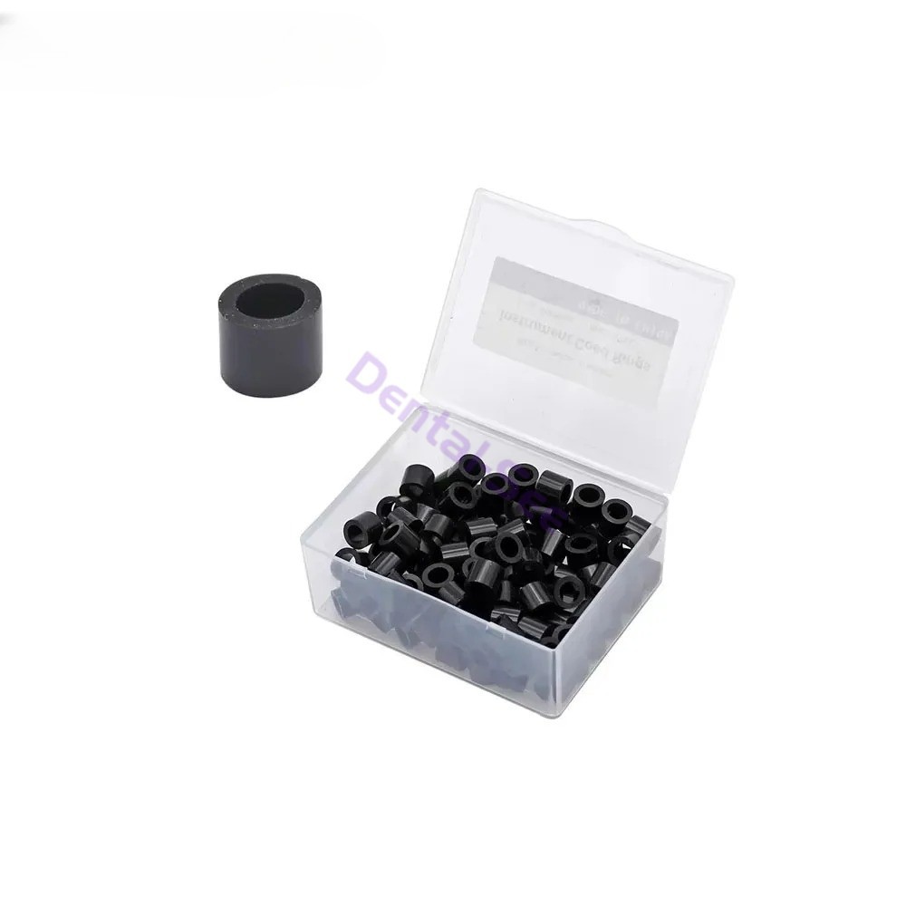 100Pcs/Box Dental / Hygienist Instrument Silicone Color Code Rings Autoclavable
