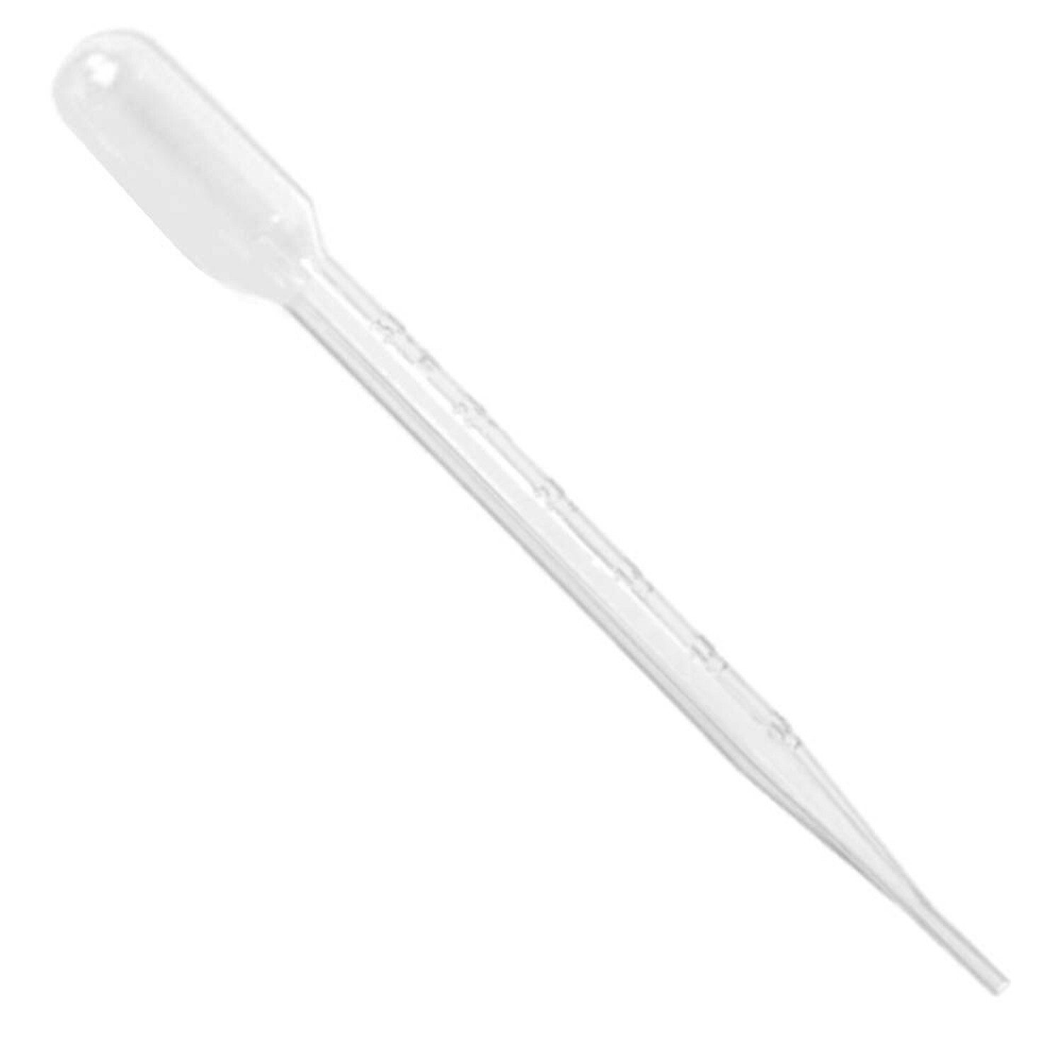 Transfer Pipette, 7.0ml Capacity, 3.0ml Graduated, Large Bulb, 155mm (Pack 500)