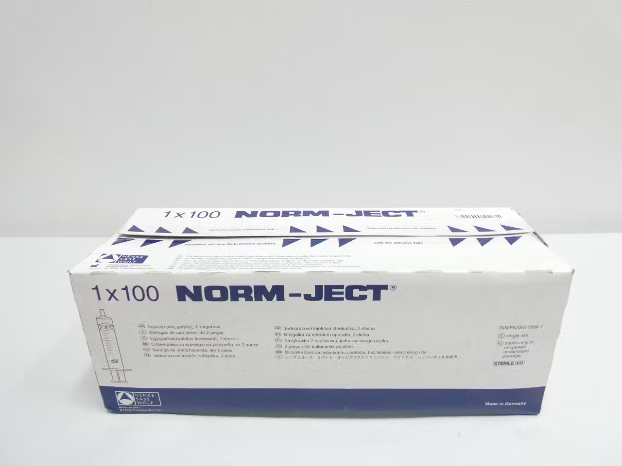 Box Of 100 Norm-ject 4100-000V0 10ml 12ml Syringe