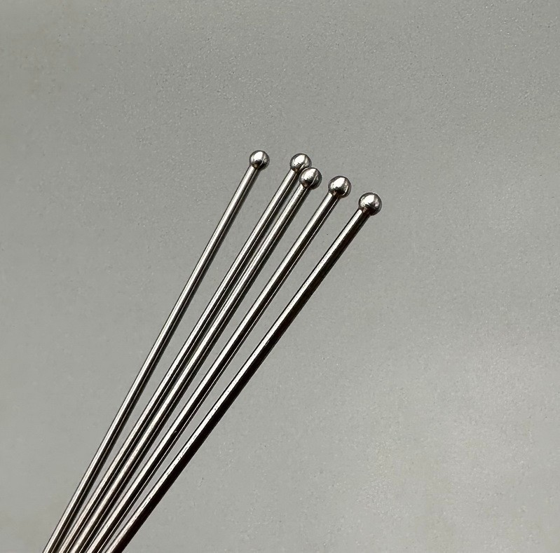 10pcs Dental Ball-Type Retainer J Clasp Oblique Clasps Bars 0.7/0.8/0.9/1.0mm