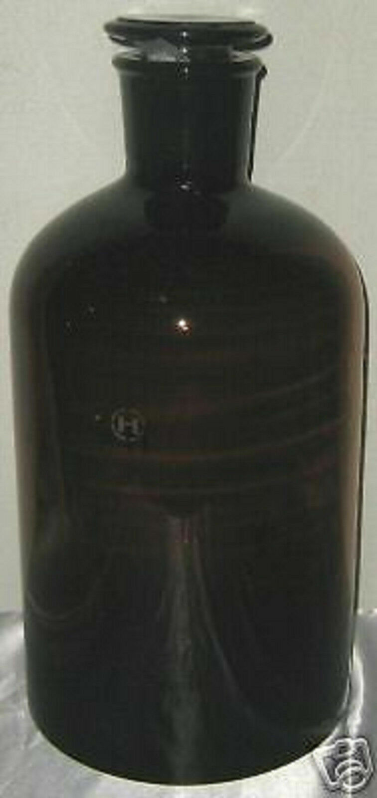 Glass Amber lab reagent bottle narrow mouth 60 ml 2 oz New