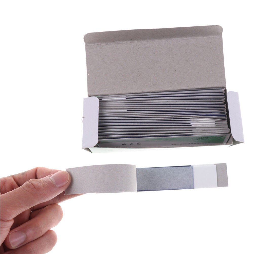 1 Box Dental Articulating Paper Lab Products Teeth Care Blue Strips 300 Sheets