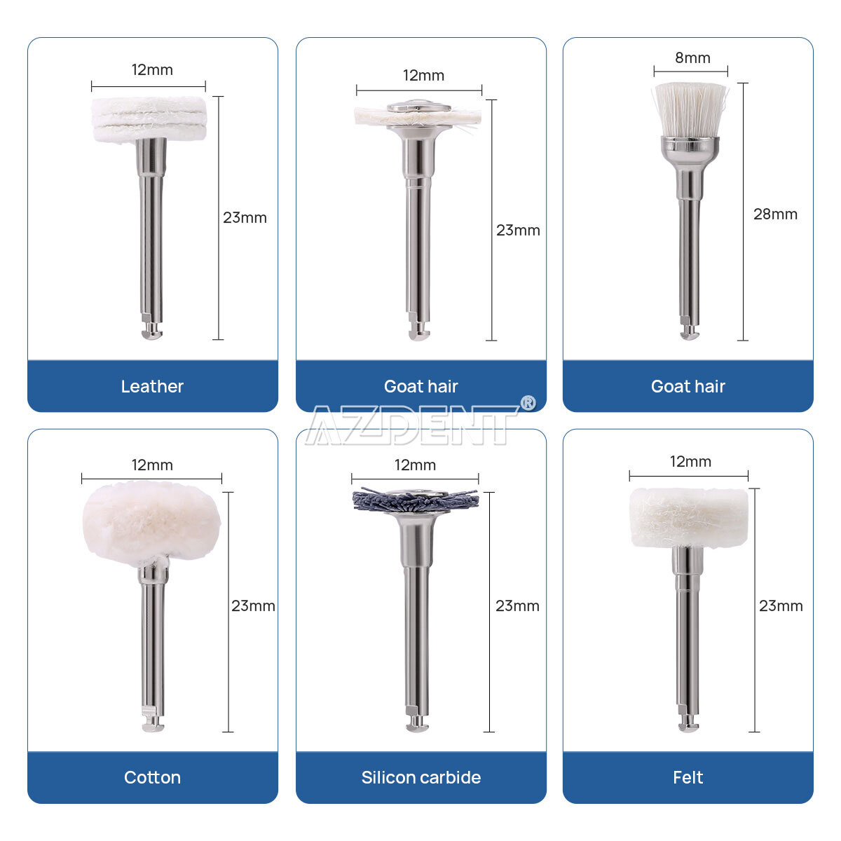 Dental FX Contra Angle/Straight/Air Motor 2/4Holes / RA Composite Polishing Burs