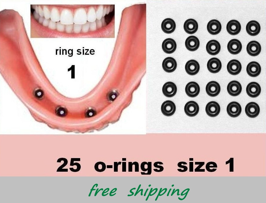 25 + 3 * – my size 1 – rubber O-RINGS for Mini Dental implants 0550 a.o.