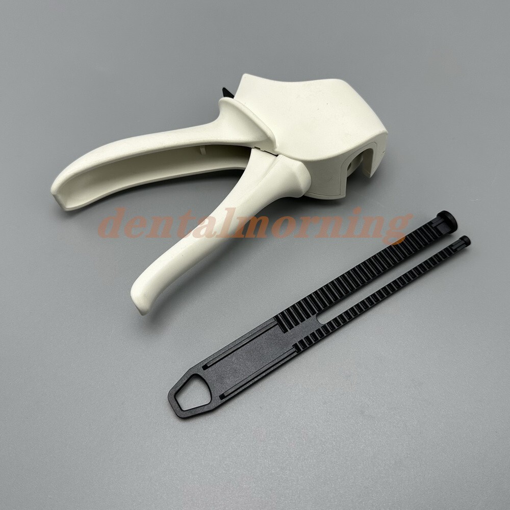 Dental Dispenser Impression Mixing Dispensing Delivery Gun 5ML 1:1/4:1 Mixer