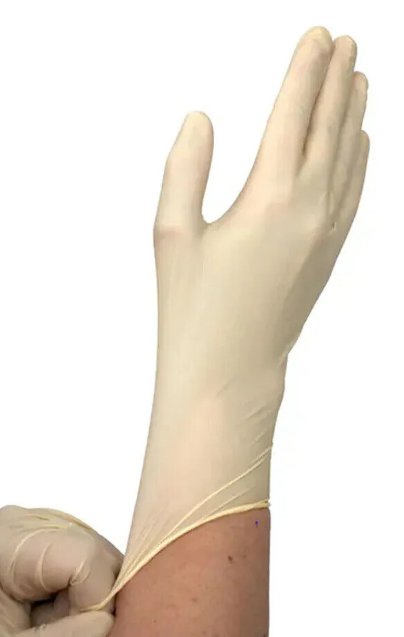 1000PCS Powder-Free Textured Examination Latex Gloves for Medical Use(FAST SHIP)
