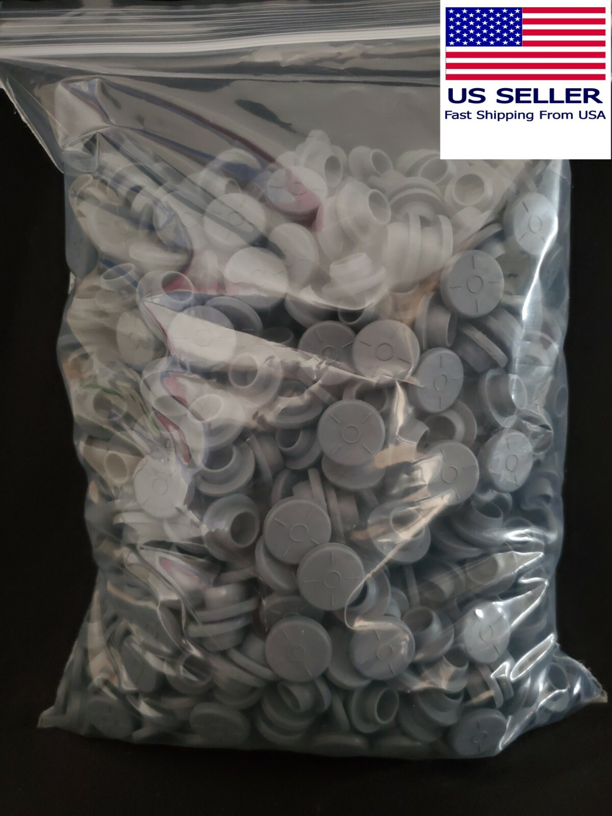 100pcs 20mm Butyl Rubber Stopper Plug for medical glass bottle Vials ax