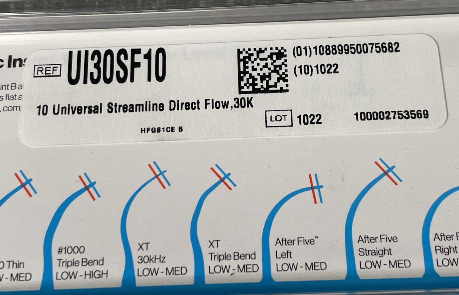 New Hu-Friedy 10 Universal Streamline Direct Flow 30k Ultrasonic Insert UI30SF10