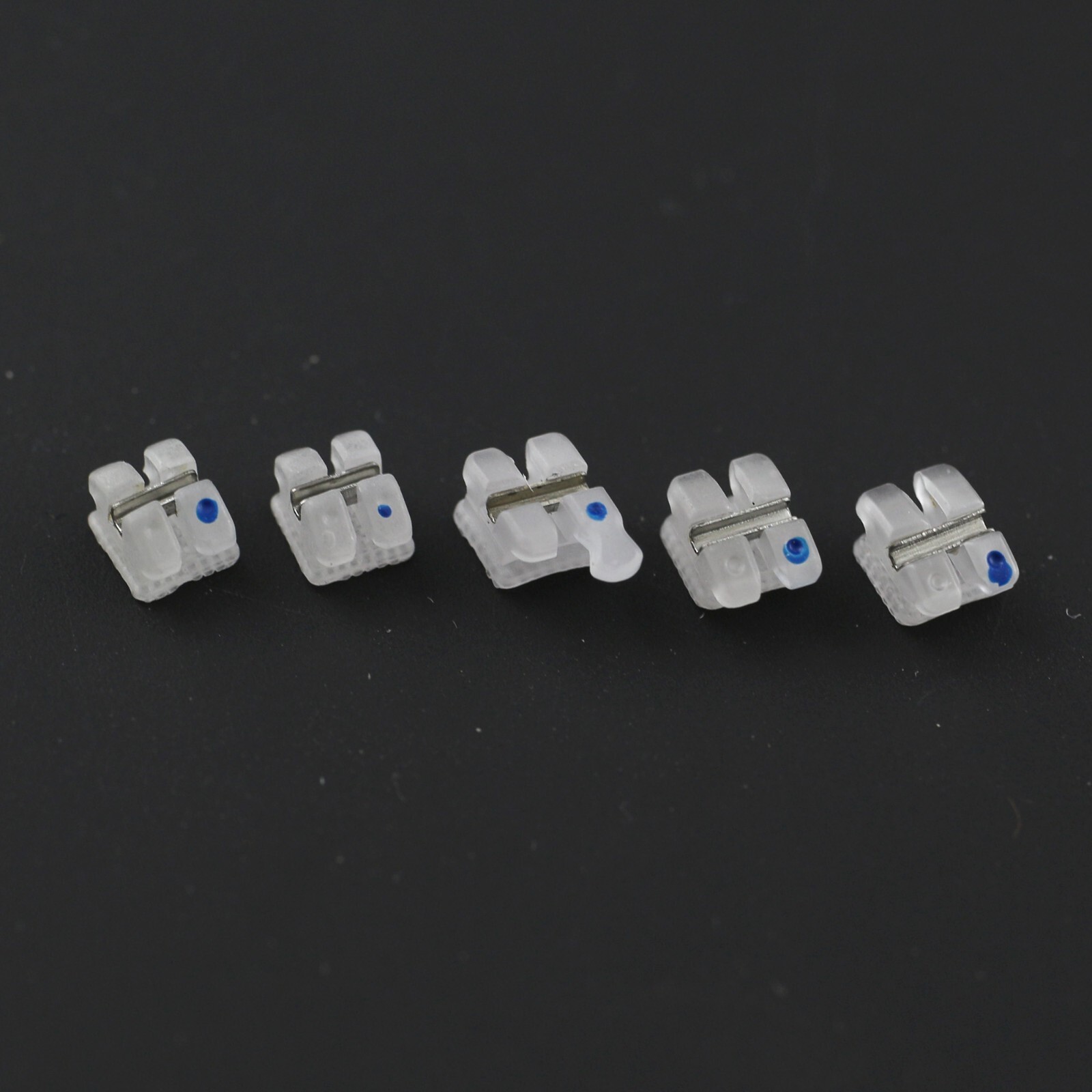 Orthodontic Bracket Ceramic Metal Slot Aesthetic Braces Roth 018 022 3M Clarity