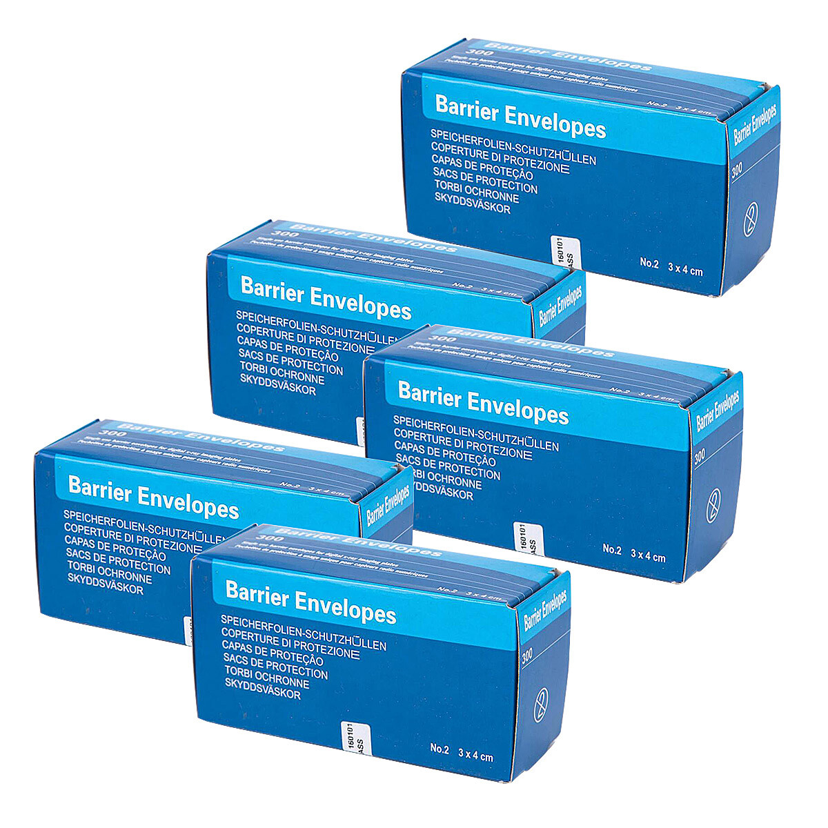 300/pc Barrier Envelopes SIZE #2 for Intra X-Ray ScanX Phosphor Storage Plates