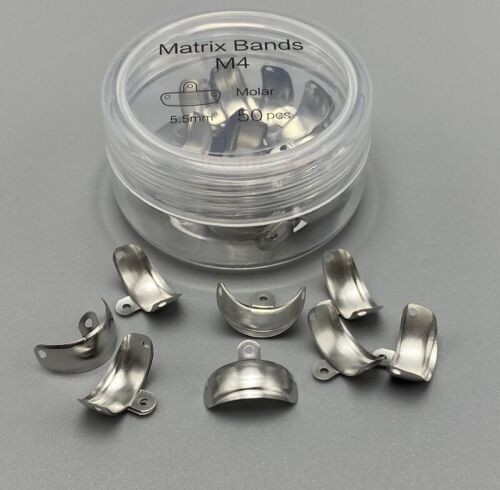 Dental Sectional Matrix M4 1.0 Matrices Refill All Sizes 50/PACK Tofflemire Type