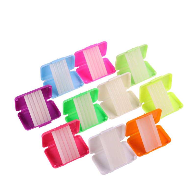 10Pcs Dental 7 Types Scented Orthodontic Wax Gum Irritation Fit Brackets Braces