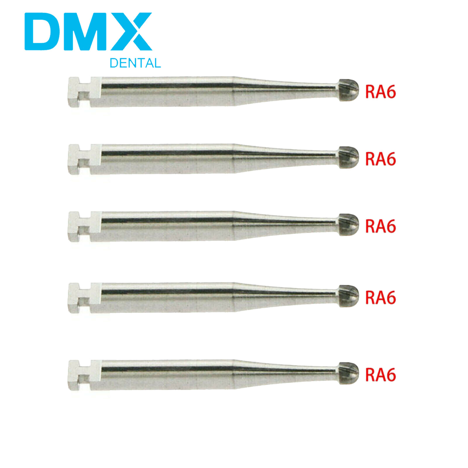 Dental Round Carbide Bur for Slow Speed Latch Type Handpiece RA 1# – 8# Burs