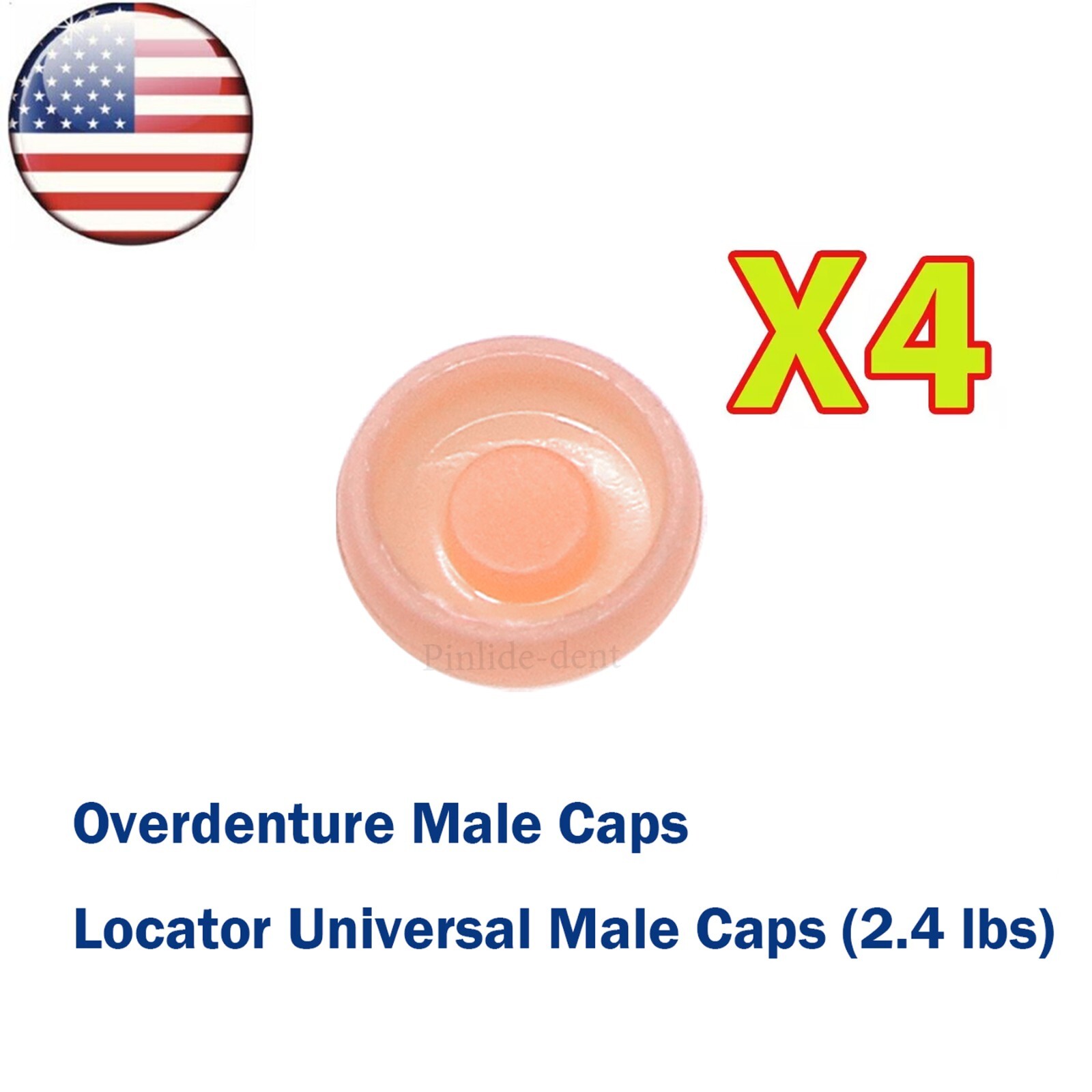 US Universal Dental Overdenture Implant Strong Retentive Caps 2.4lbs Removable