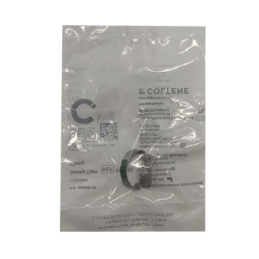 *1-Pack* Coltene HySolate Fiesta Dental Dam Clamp #2A Wingless Premolars H02795