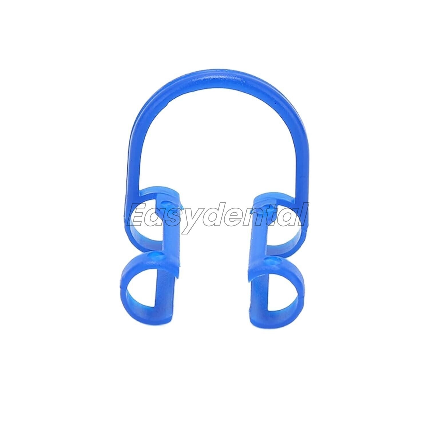 10-100Pcs Cotton Roll Holder Disposable Clips Plastic Blue For Dental Lab Clinic