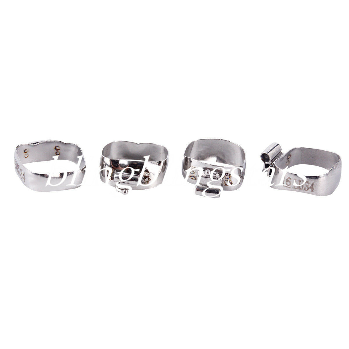 1 Pack 4 Pcs Dental Orthodontic Prewelded Band Roth 022 1st Molar #29-#43+ U2/L1