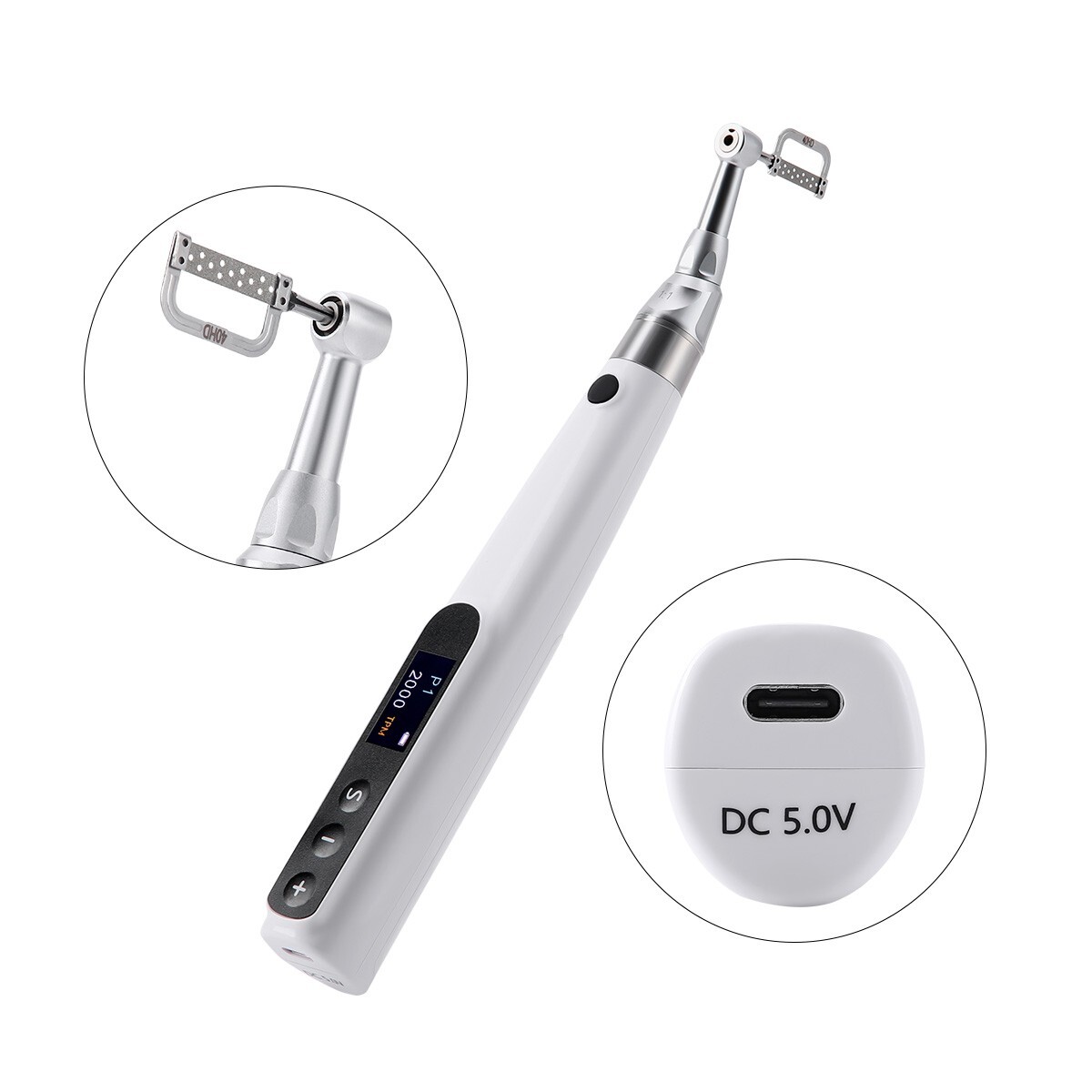 Dental Wireless Orthodontic Interproximal Stripping Handpiece+Strips /Brackets