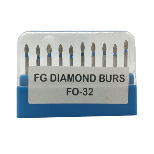 Dental FG Diamond Burs for High Speed Handpiece Friction Grip 5pcs/pack