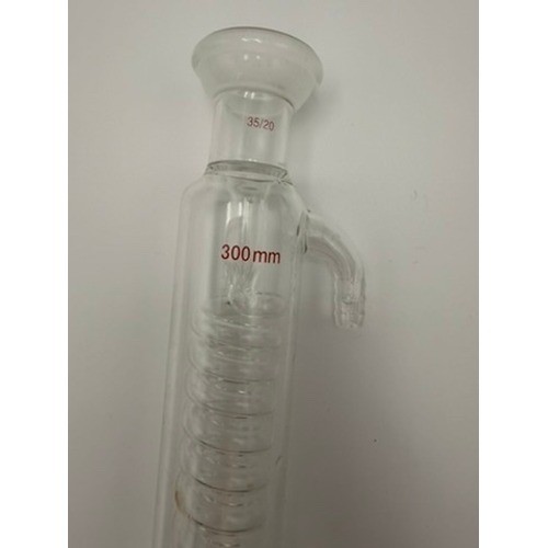Graham Condenser Glass 300mm Clear Good 35/20 & 24/40 Joints Spiral Coil Lab