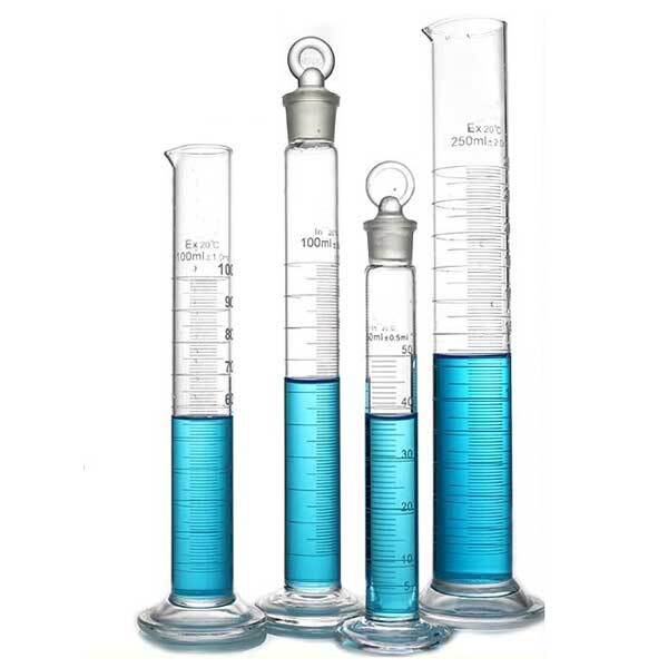 Wholesale 5ml-1000ml Transparent Measuring Cylinder with Stopper Lab Glassware