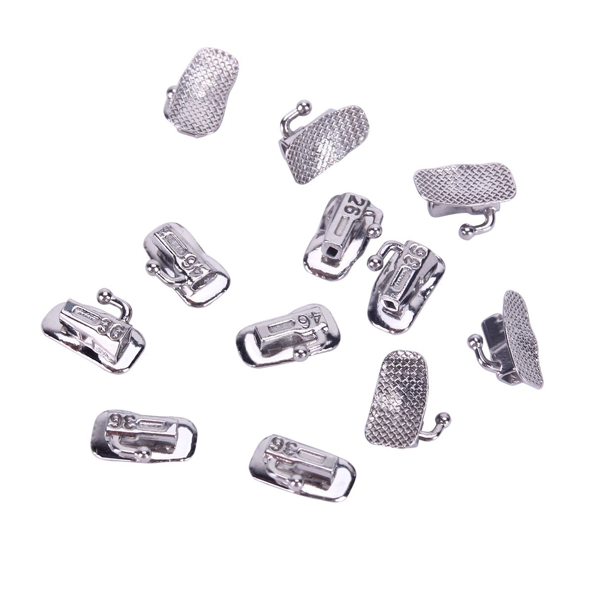 Tubos Bucales Ortodoncia Dental AZDENT Roth MBT 022 018 1º 2º Molar Brackets