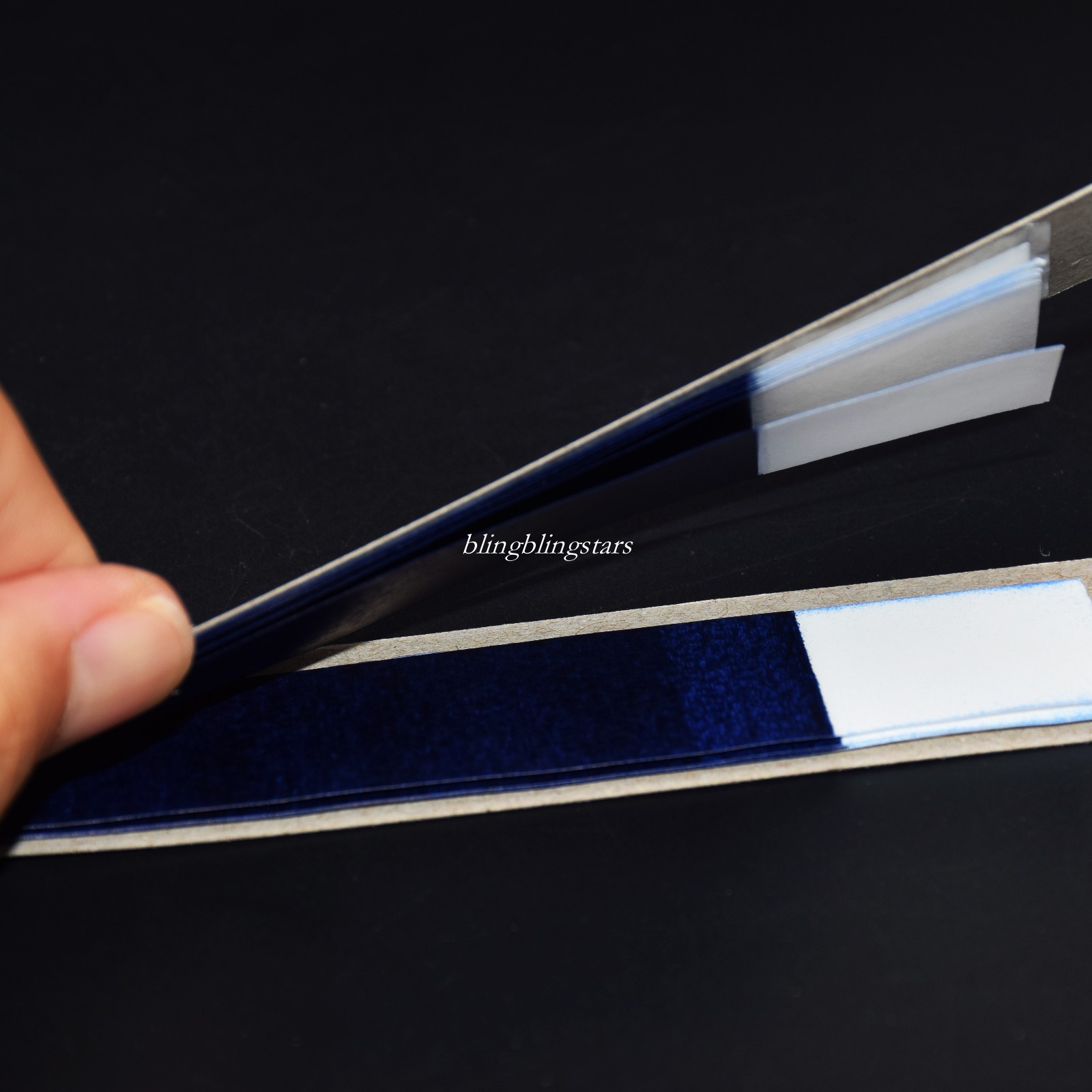 200 Sheets Dental Articulating Paper Practical Soft Thin Strips 1 Box Blue