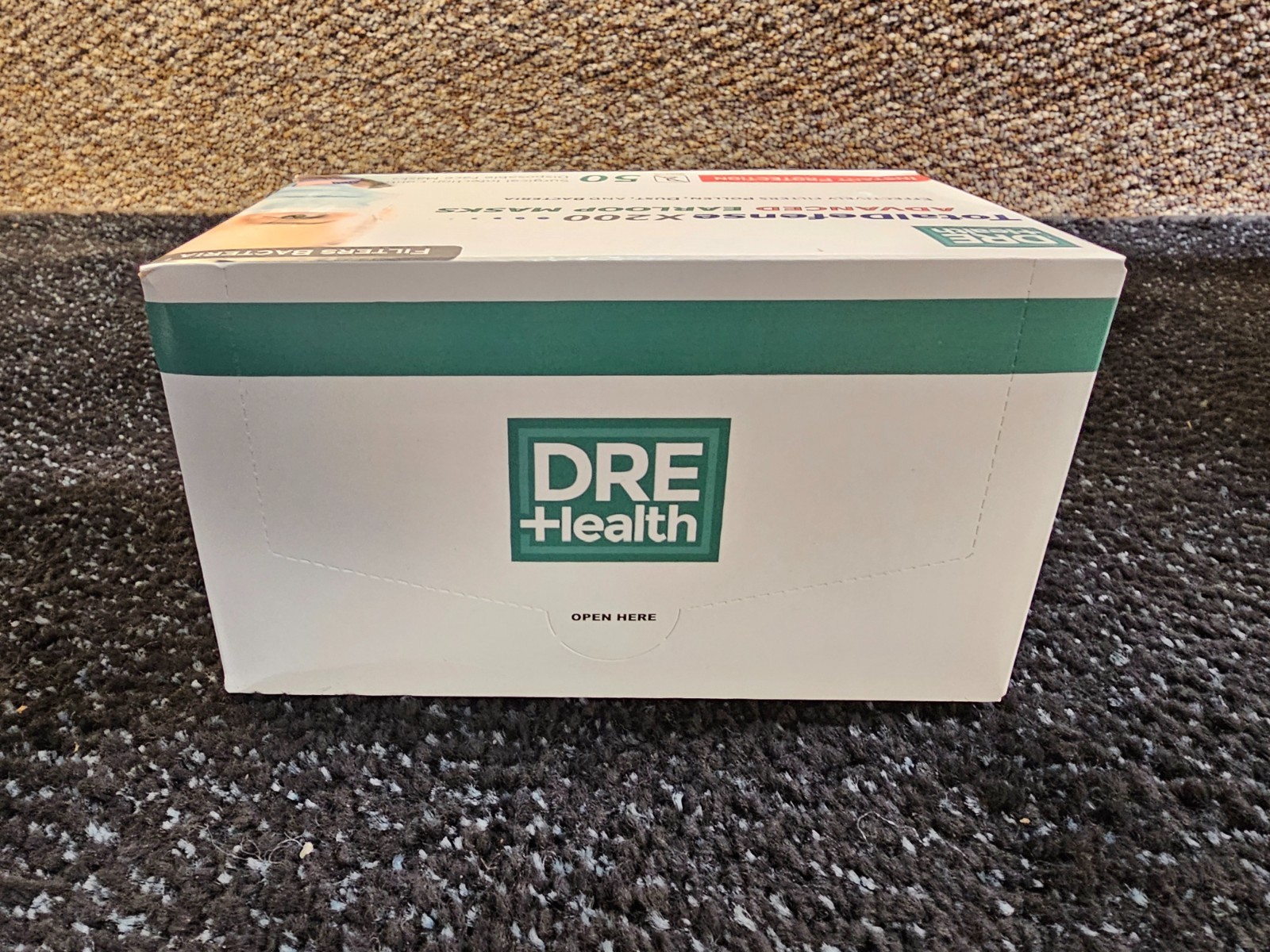 (QTY 1000) Dre Health DREIWMCS2 3 Ply Advanced Ear Loop Disposable Face Masks