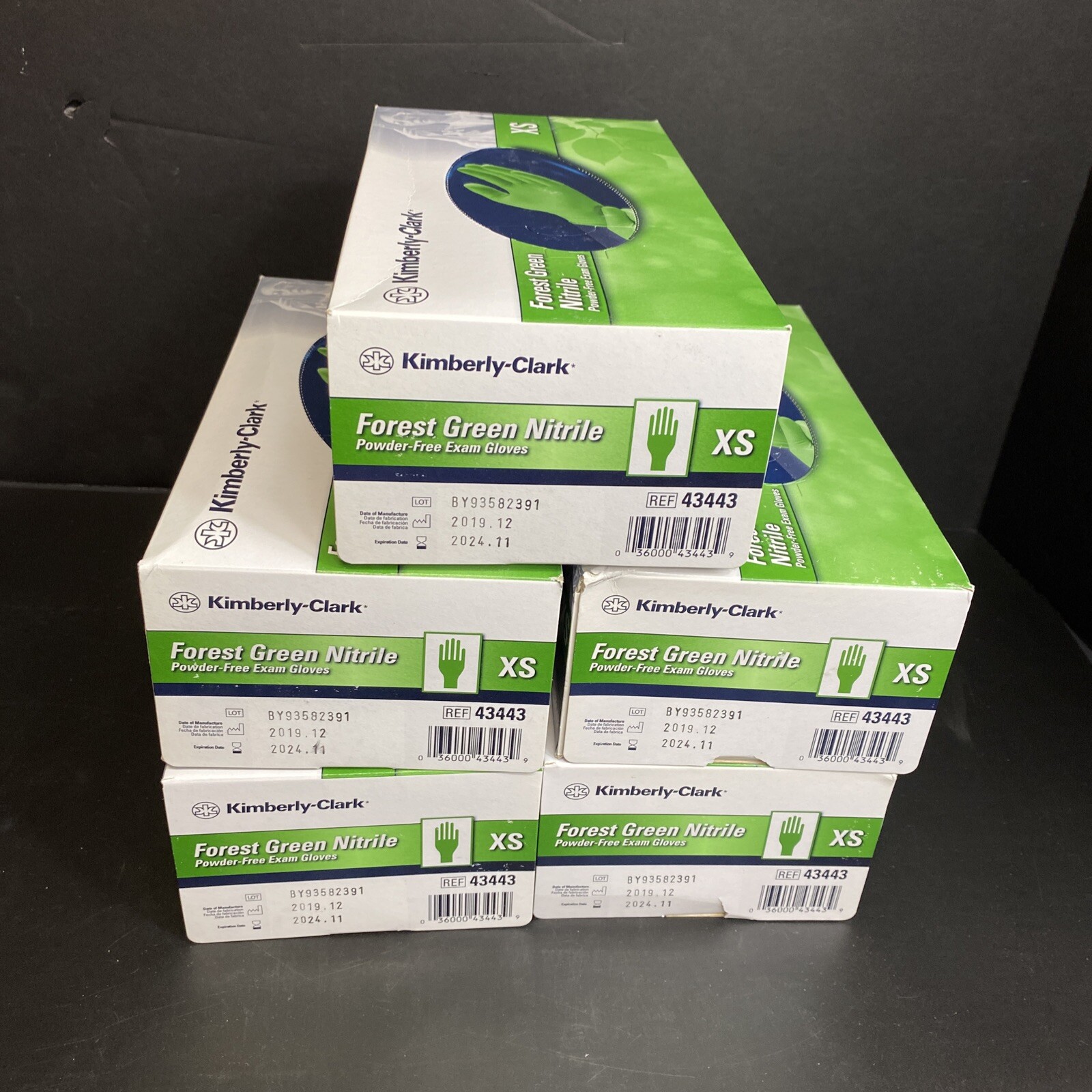 Kimberly-Clark Nitrile Gloves Extra Small 5 Boxes with 200 Gloves Each