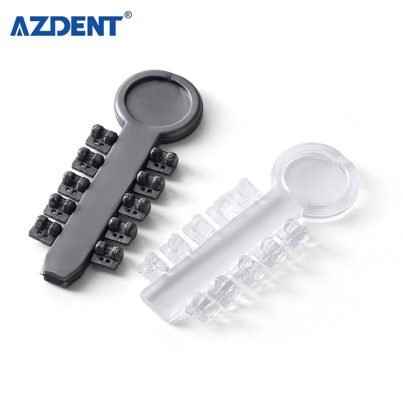 200pcs/20 sticks Dental Rotation Wedge Orthodontic Rubber Elastic Rotary Pads