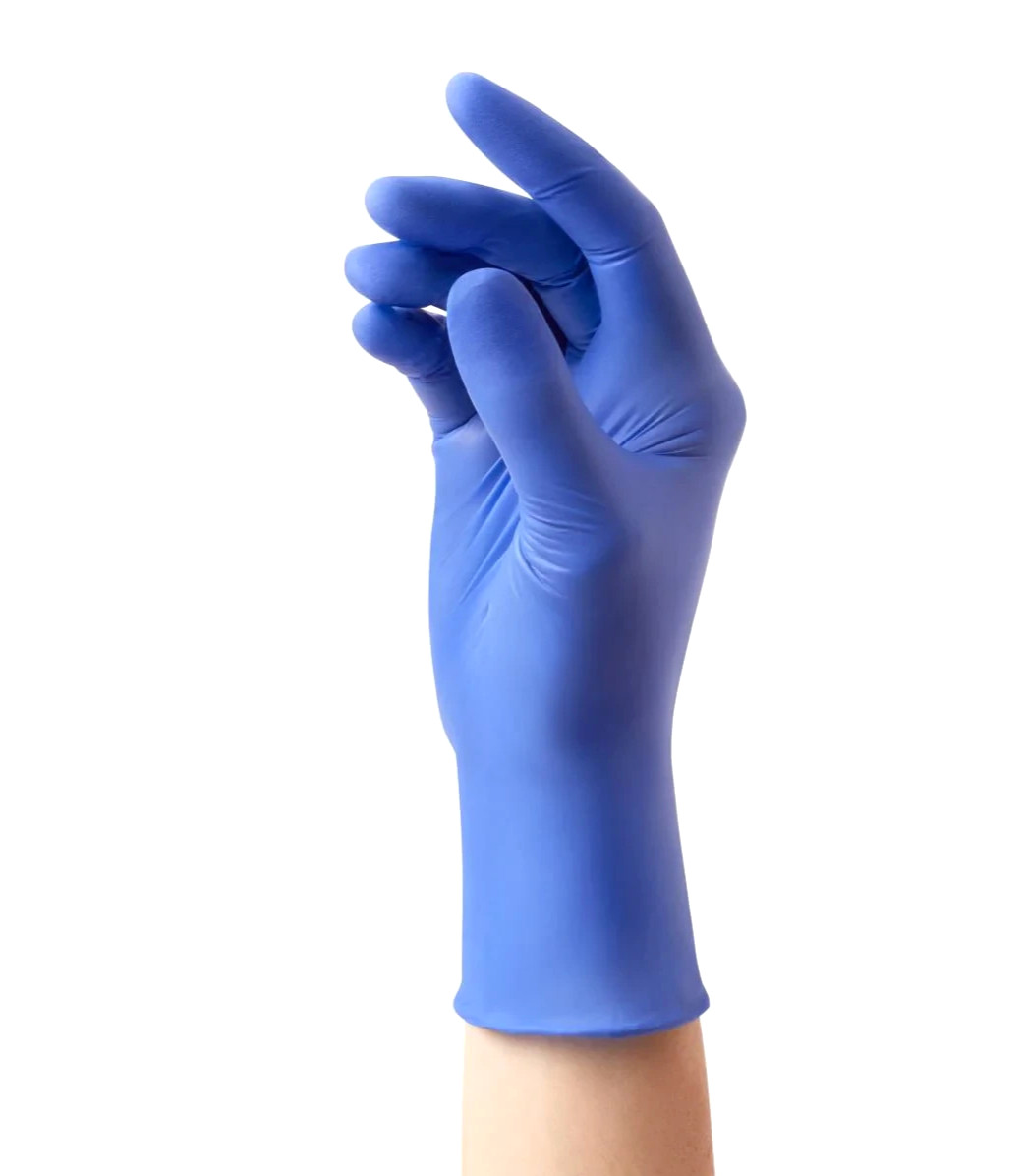 Medline SensiCare Ice Nitrile Exam Gloves – Powdered-Free – XL – 230 Count