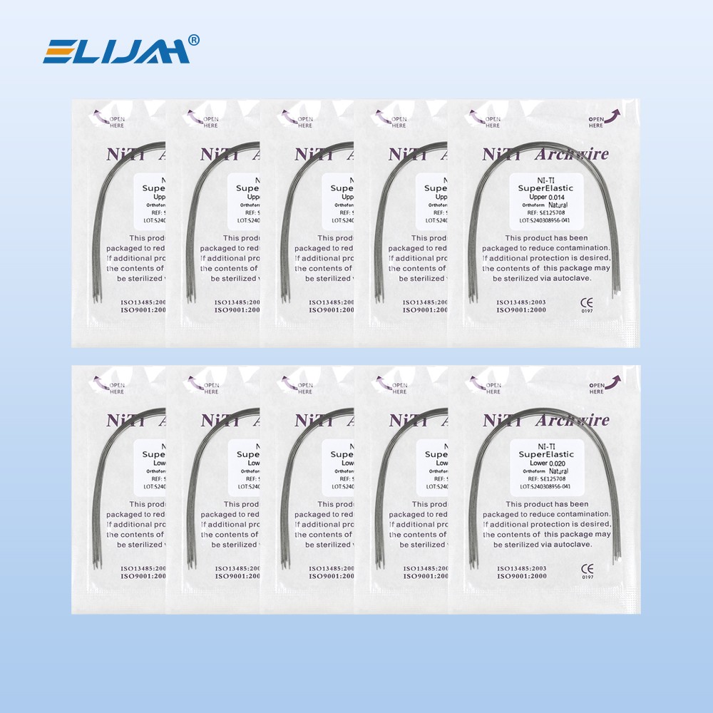 Dental Super Elastic Niti Round Arch Wires Arch Wire for Bracket Braces Alambre