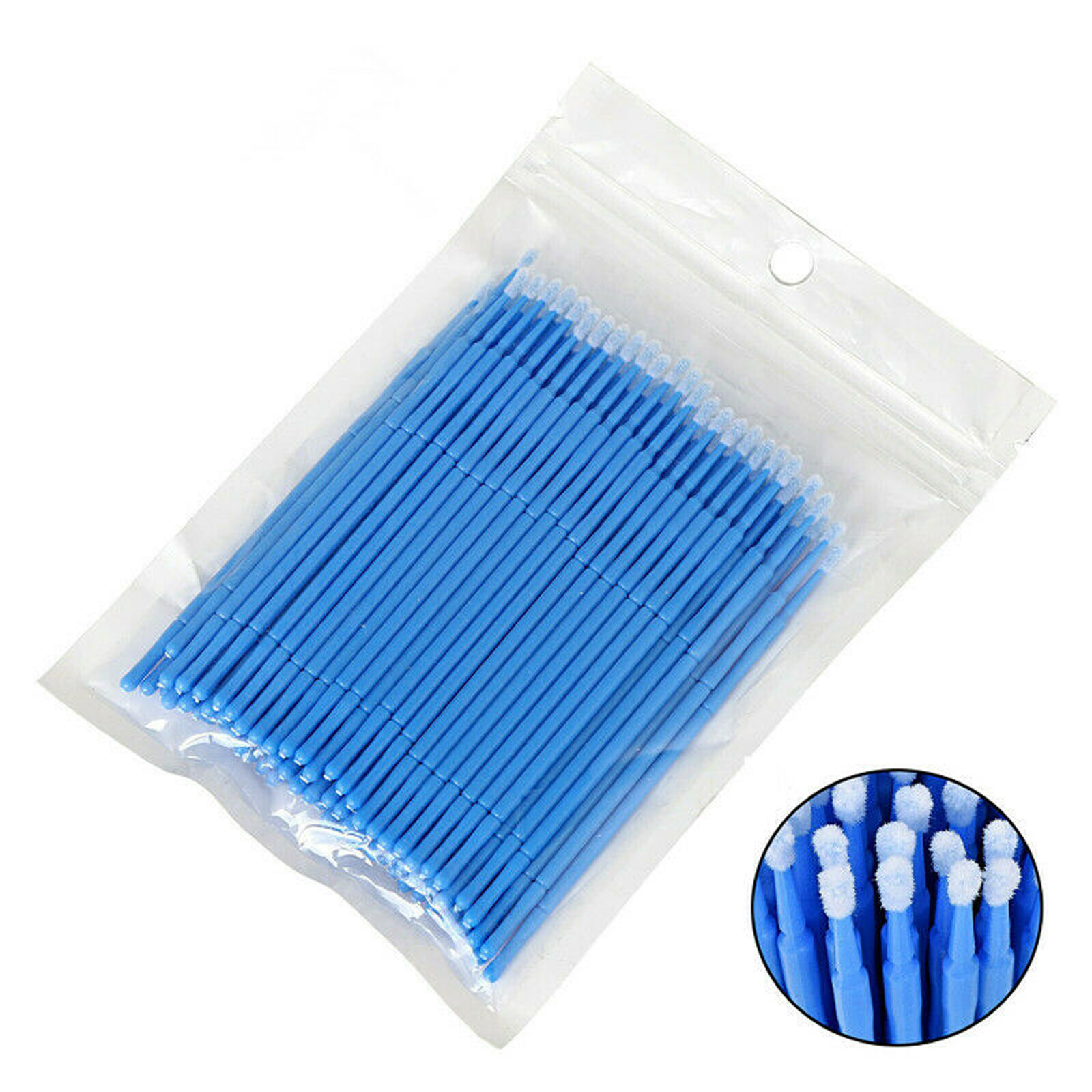 100Pcs/Bag Dental Microbrush Disposable Applicators Tips Micro Brush Cleaning