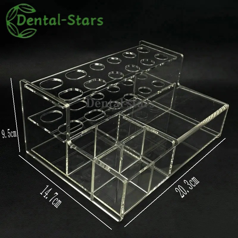 Dental Acrylic Composite Resin Storage Placer Holder Syringe Organizer Dispenser