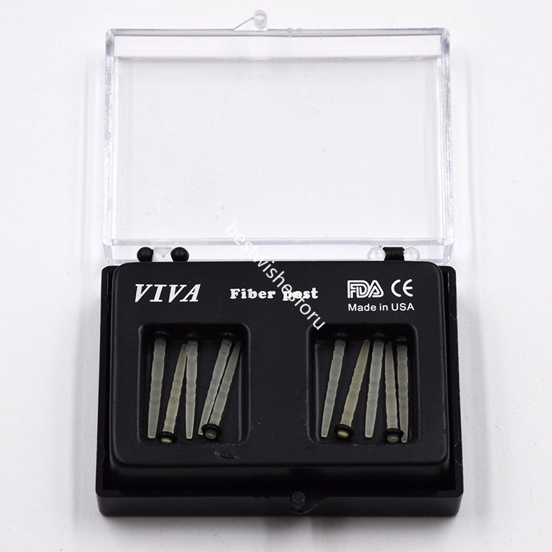 1 Box/10 Pcs Dental Glass Screw Thread Fiber Post Single Refilled Size To Choose