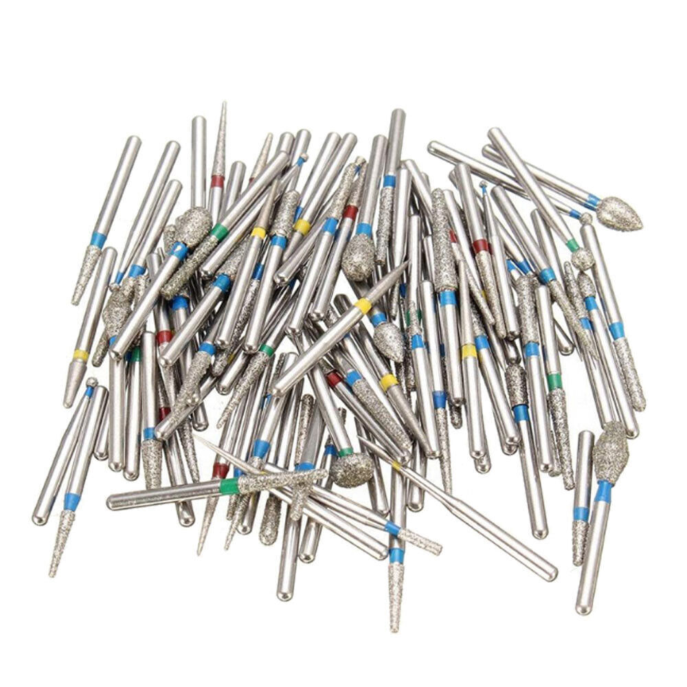 Dental Fresas de diamante Bur Fit High Speed Handpiece Friction Grip 5Pcs/Pk FDA
