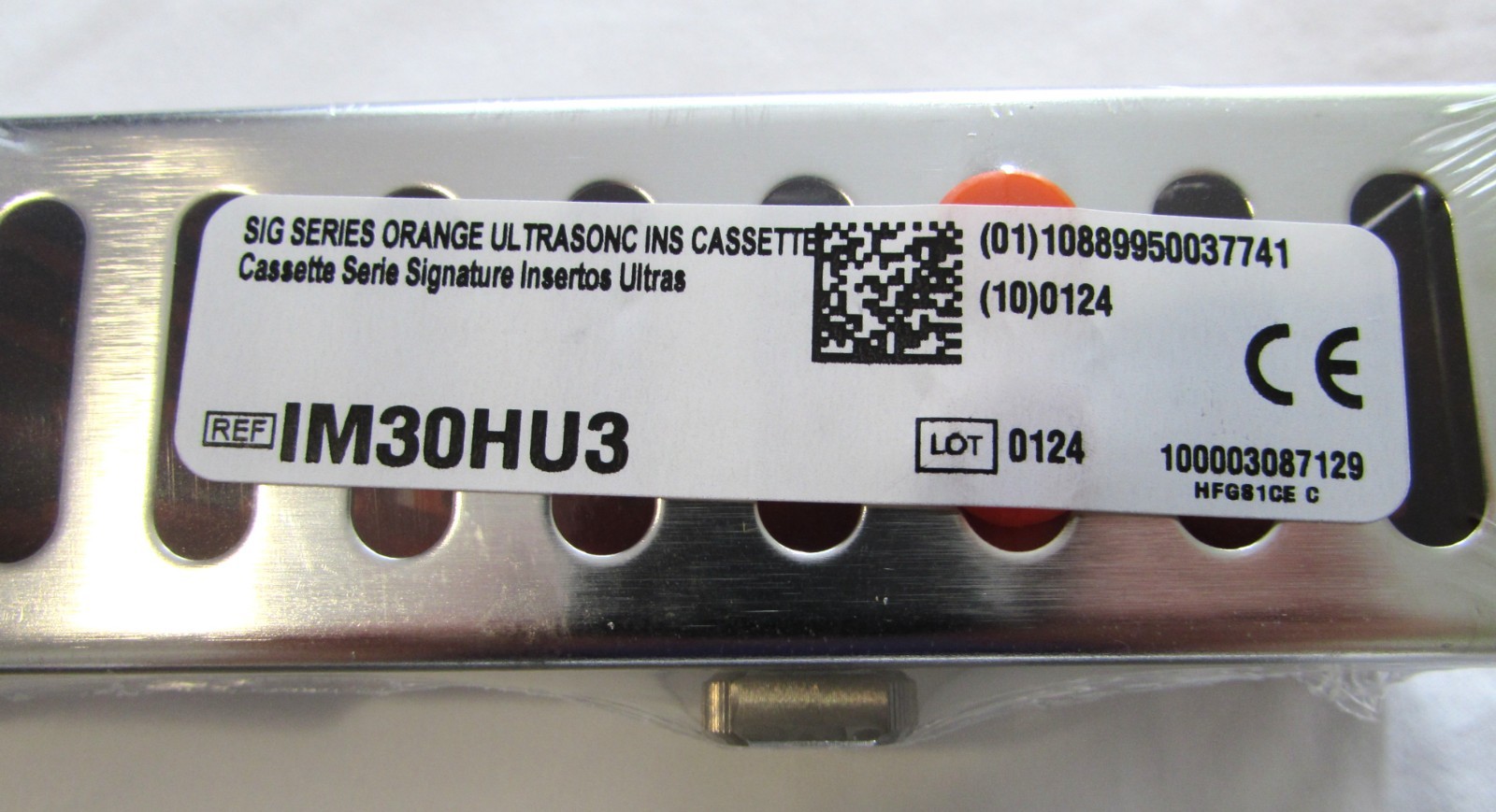 NEW Set of 2 Hu-Friedy IMS Signature Series Small Ultrasonic Cassettes Orange