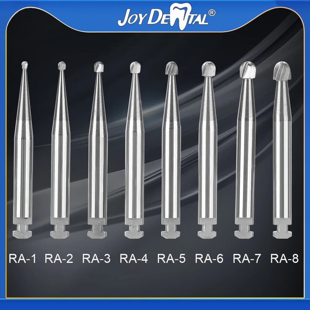 1Box(5Pcs/Box) round RA Tungsten Carbide Burs for Low Speed Right Angle Handpie