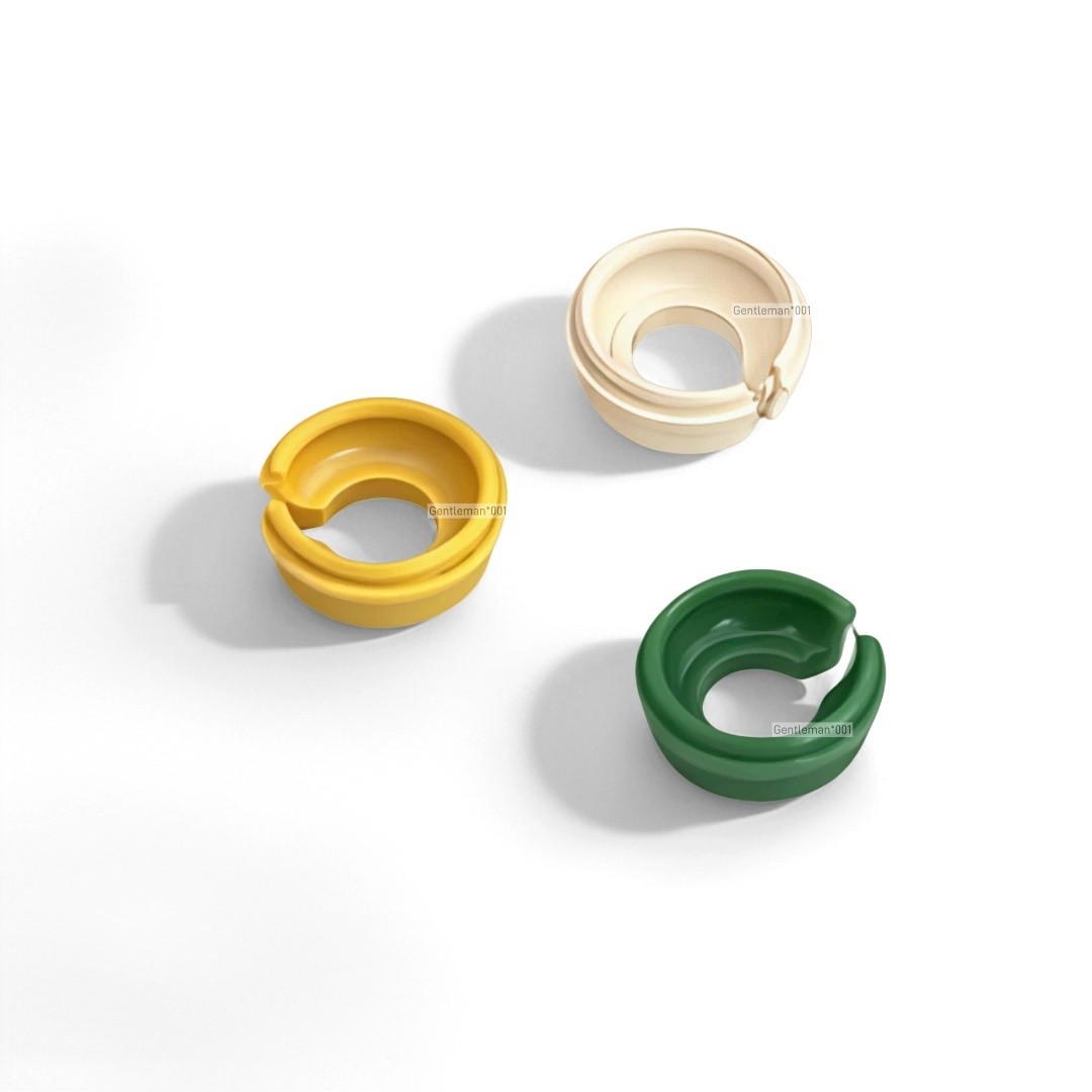 PEEK Cap Retention Insert Caps Novaloc Type Matrix Titanium Housing Caps