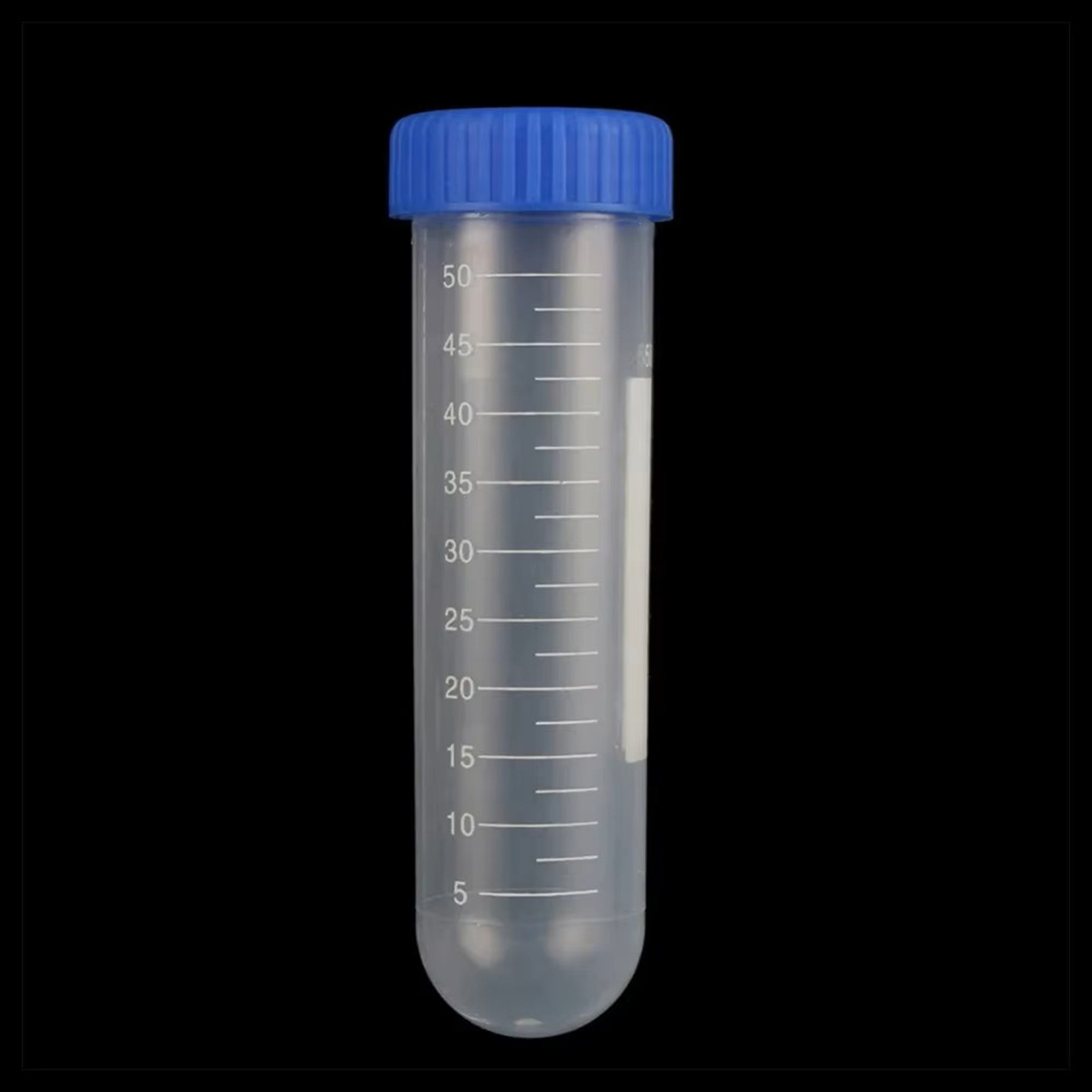 10PCS 50ml Centrifuge Tubes Screw Cap Flat/Round/Pointed Bottom Plastic
