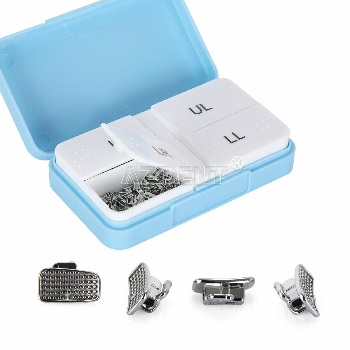 AZDENT Dental Orthodontic Buccal Tube 1st 2nd Molar Roth MBT 022/018 Bondable