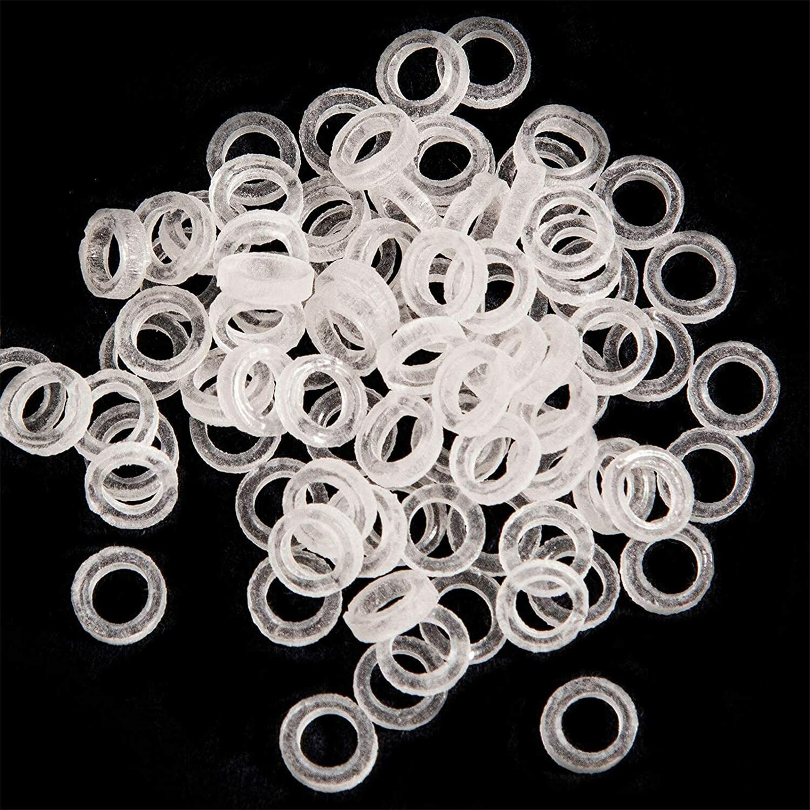 100 pcs Dental Orthodontic Intraoral Elastic Latex Rubber Band Clear All Types