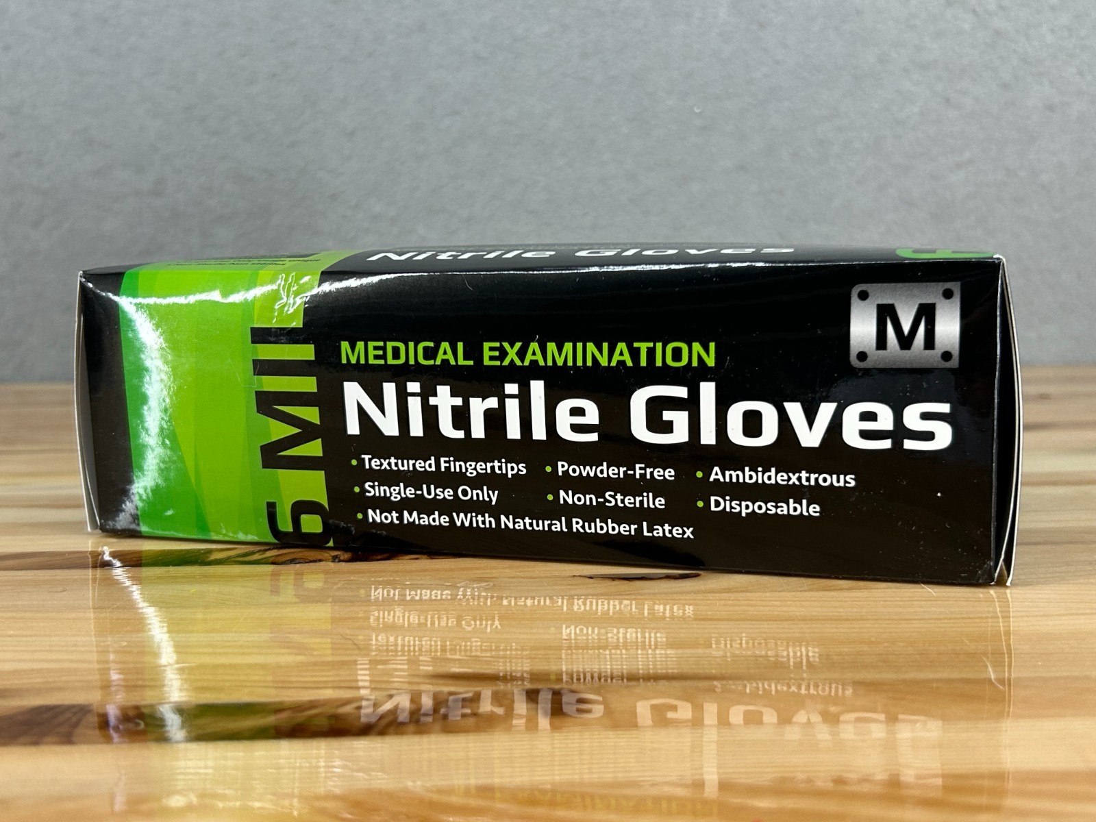 Inspire Nitrile Gloves Sz M HEAVY DUTY 6 Mil Nitrile Chemical Resistant Medical