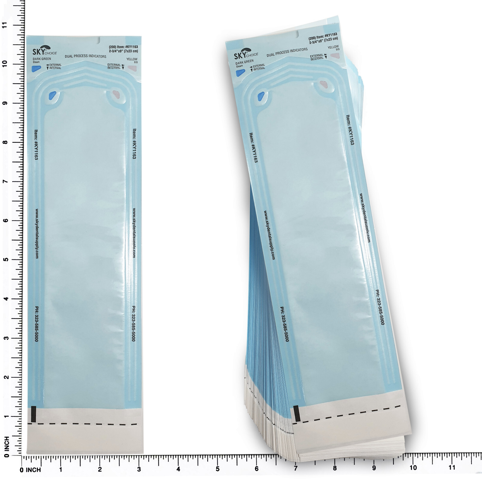 up to 9000 Sterilization Pouches 2.75″ x 10″ Dental Medical Self Seal Pouch Bag
