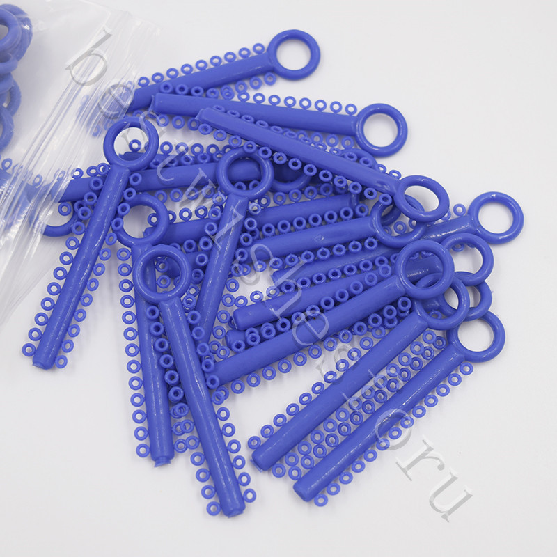 1 Pack 1040 Ring Dental Orthodontics Elastic Ligature Ties Bands Brace 37 Color