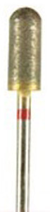 DIAMOND BUR, SINTERED, X-fine 600 grit Domed Cylinder 14x5mm