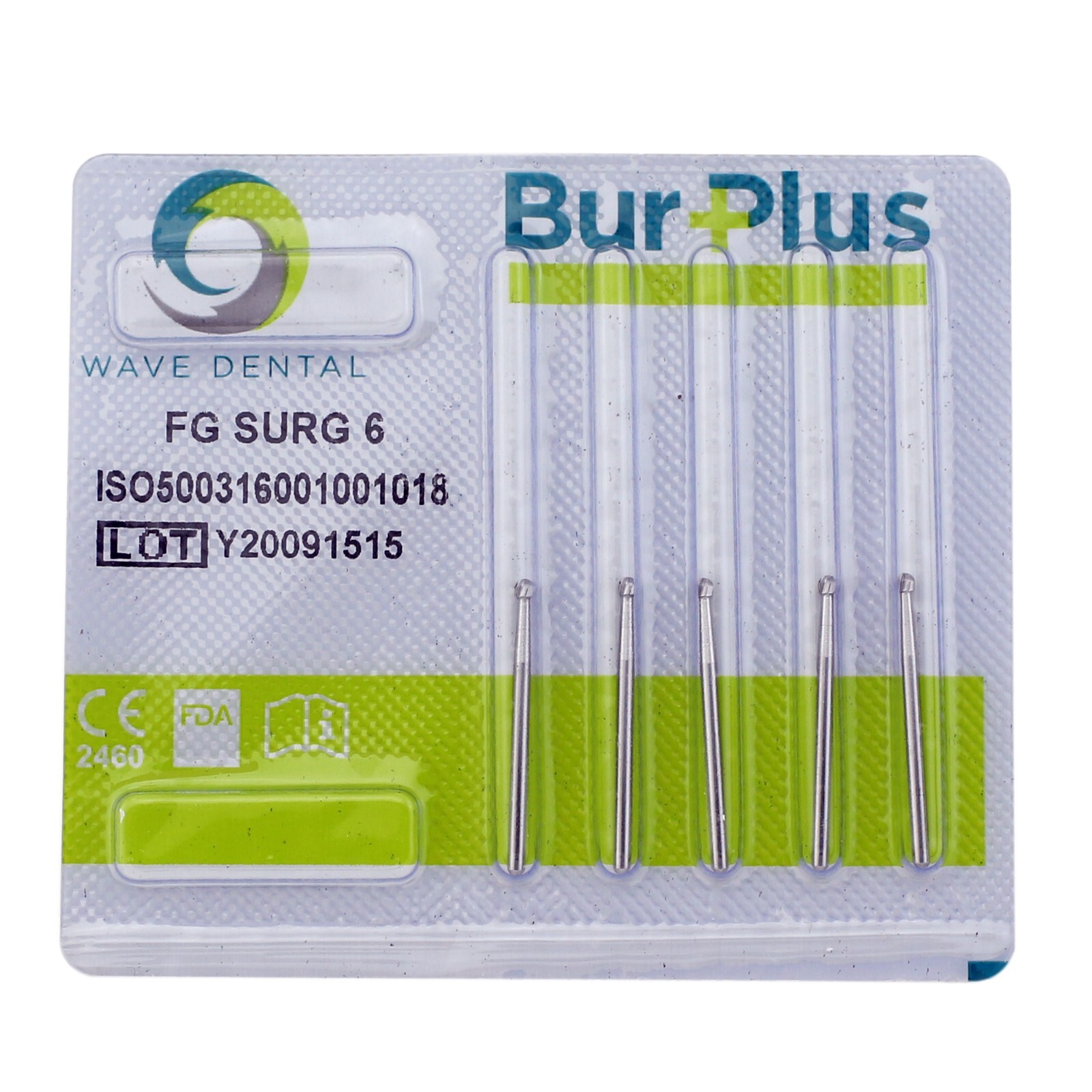 Wave Dental Surgical Length Bur Round 1/4 6 8 Tungsten Carbide 25mm FG SURG FGOS
