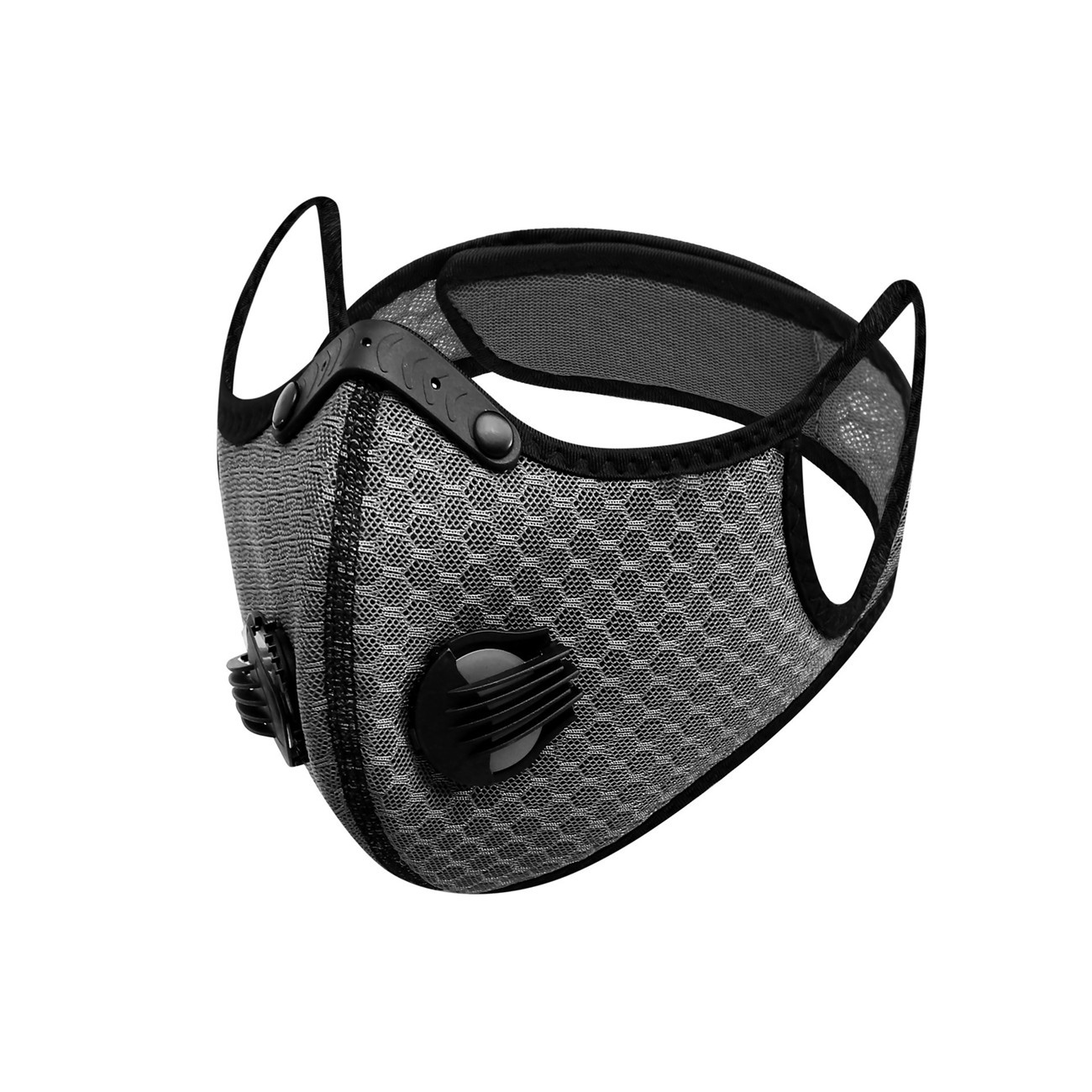 2 Pack Pollution Reusable Facepiece Half Face Shield Respirator Mask W/ Filter