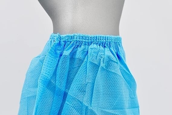 200 Pcs Disposable Protective Arm Sleeves Blue Non Woven Dust Proof Covers